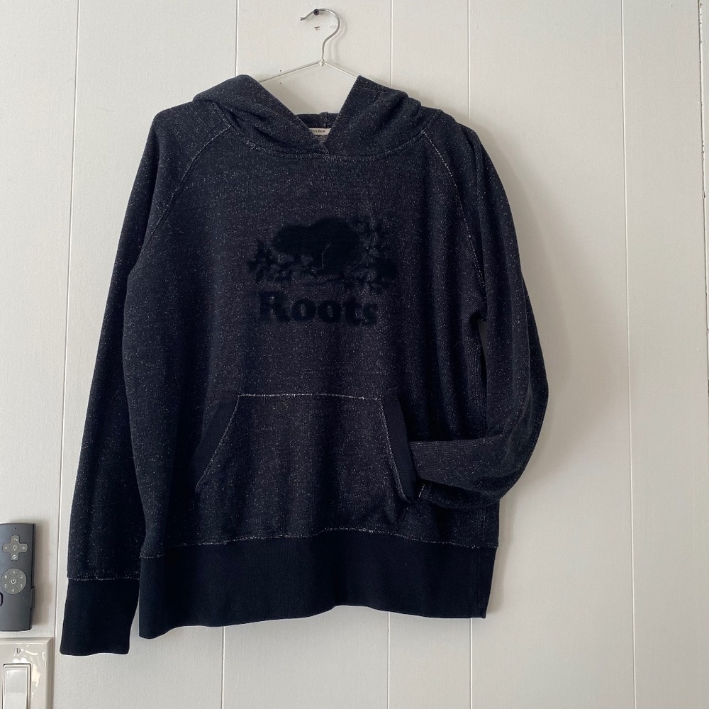 Roots black pepper kanga hoodie size large